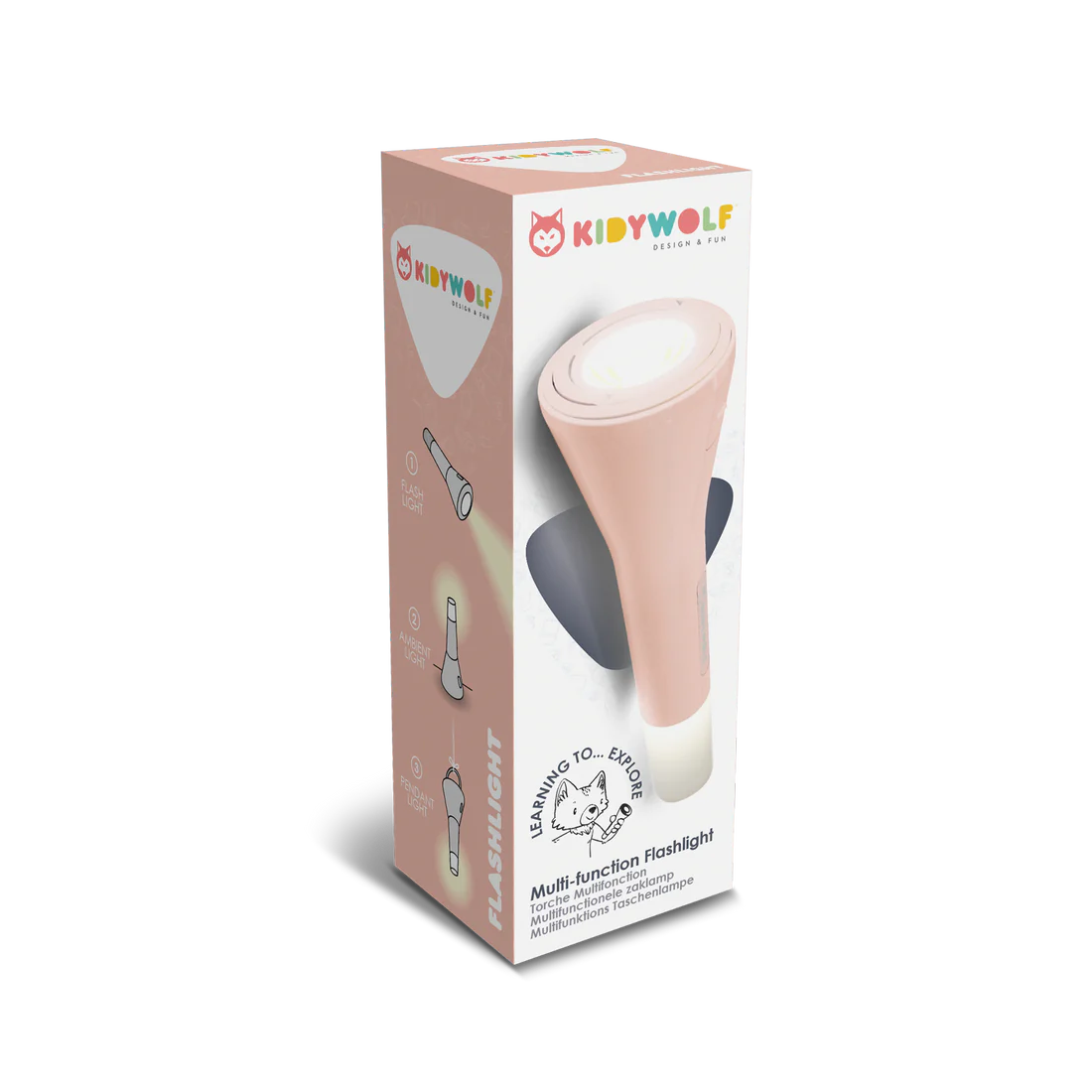 Kidyflashlight Taschenlampe pink