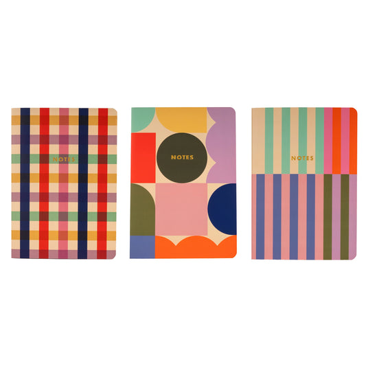 Inkerie 3er Set A5 Notebooks