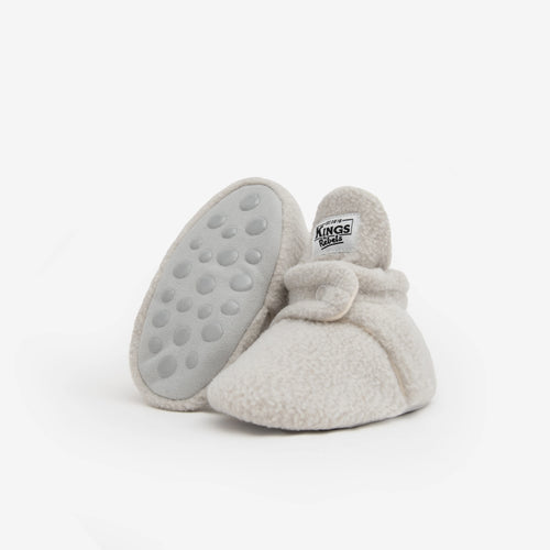 Booties Teddy Gripper Grey