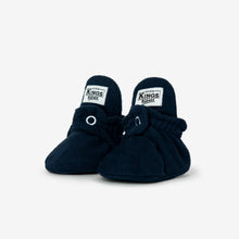 Laden Sie das Bild in den Galerie-Viewer, Booties Fleece Gripper Navy Blue