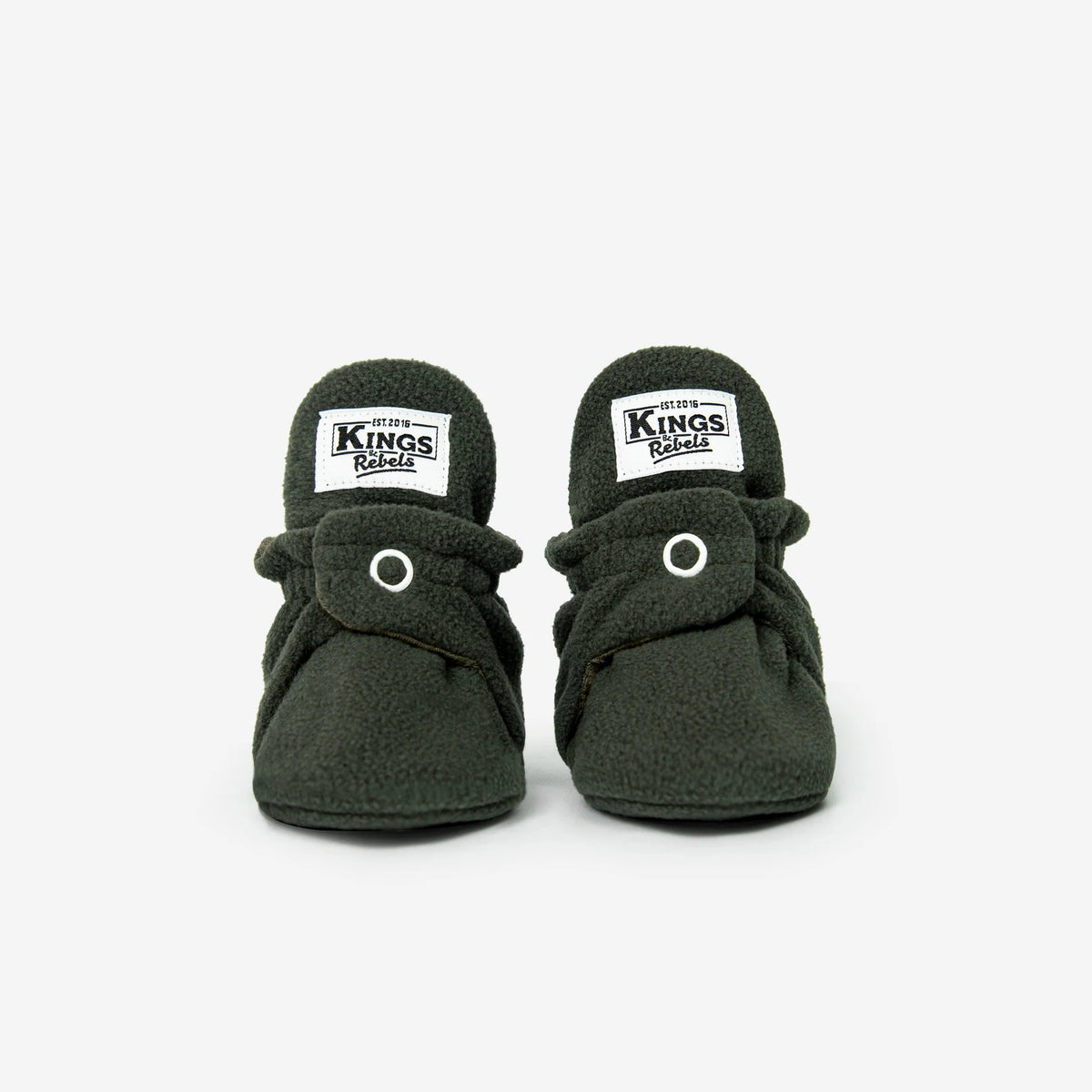 Booties Fleece Gripper Olive