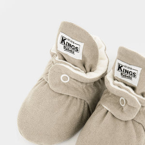 Booties Gamuza Gripper Ivory