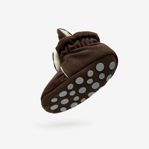Booties Gamuza Gripper Chocolate