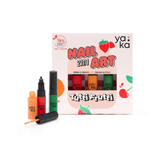 Laden Sie das Bild in den Galerie-Viewer, 2-in-1-Nagellack-Set "Tutti Frutti"