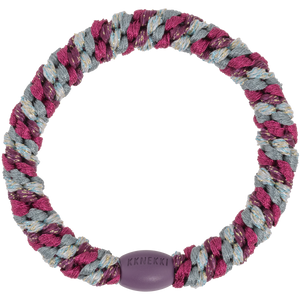 Haargummi Mix Grape Aqua Glitter