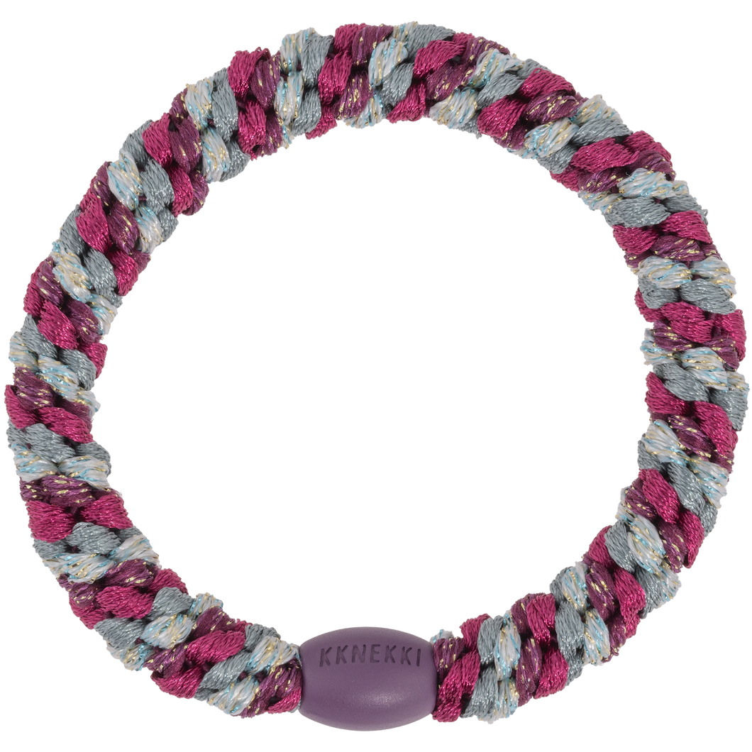 Haargummi Mix Grape Aqua Glitter