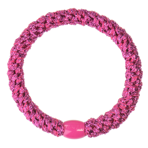 Haargummi Electric Pink Glitter