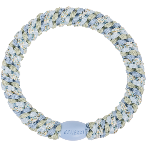 Haargummi Mix Baby Blue Glitter