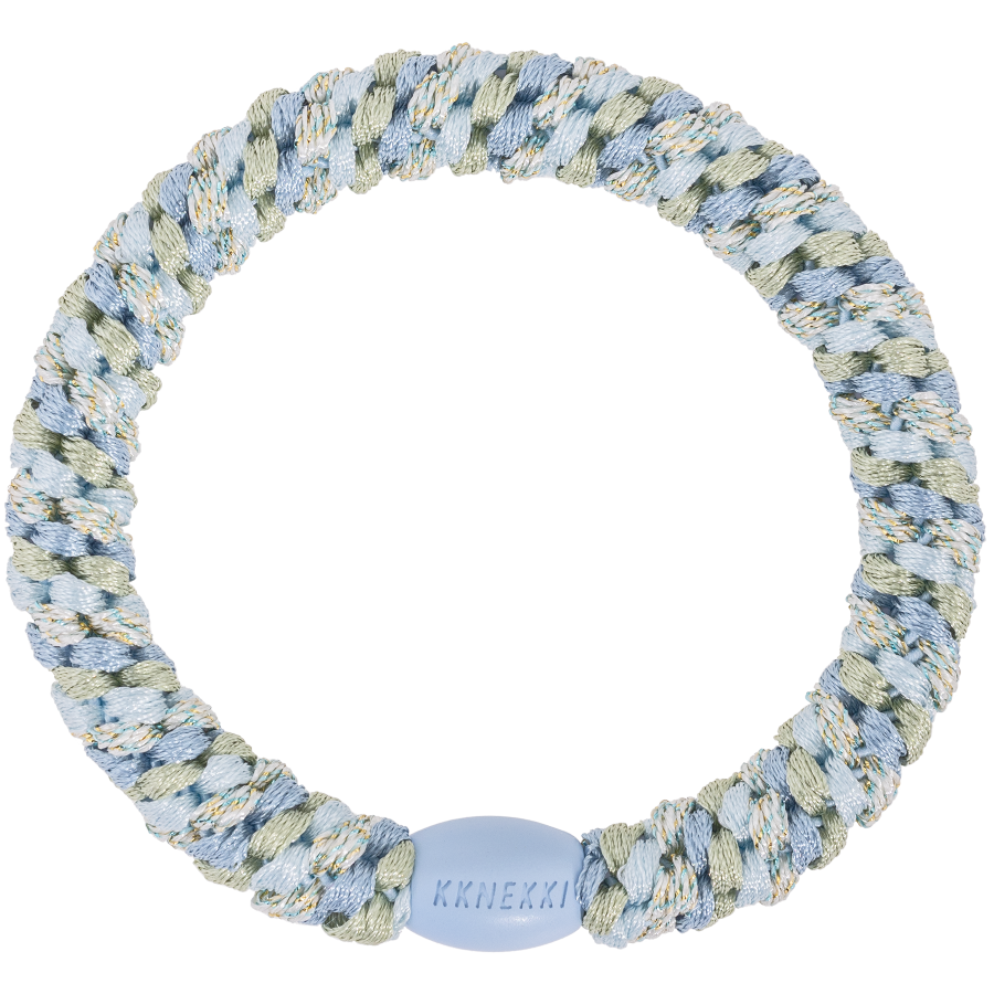 Haargummi Mix Baby Blue Glitter