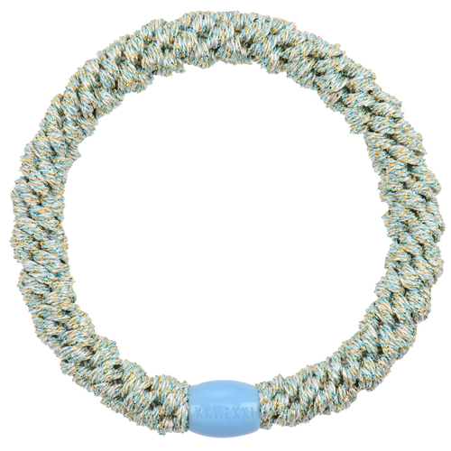 Haargummi Sparkle Blue Glitter