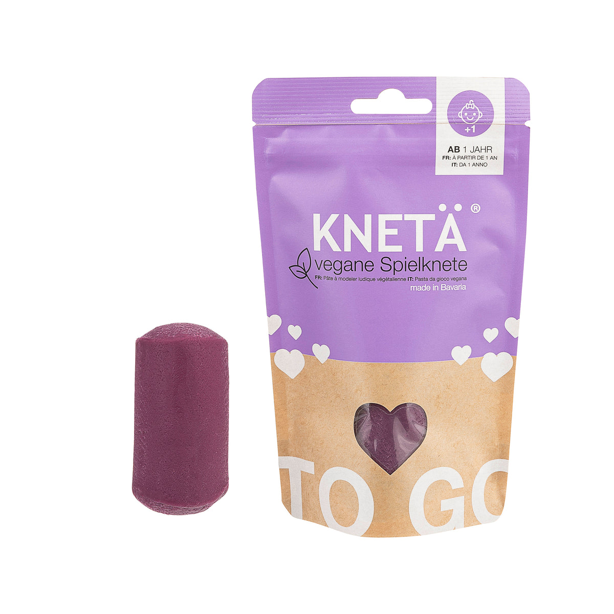 Knete Beutel 100g Lila