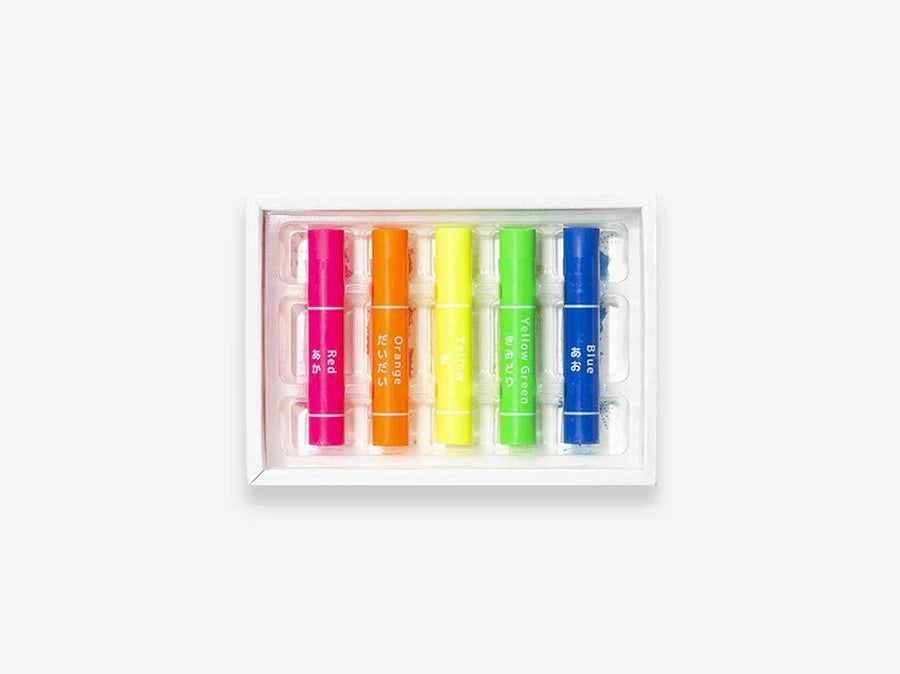 Neon Crayons 5er Set