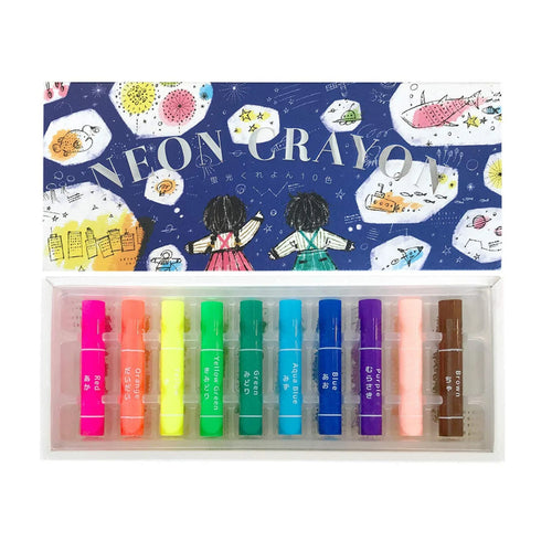 Neon Crayons 10er Set