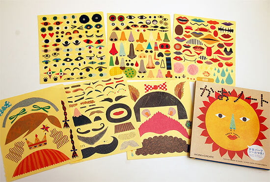 Stickerbuch Make Faces