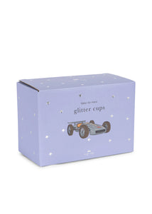 Glitter Becher 2er Set Race