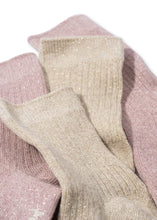 Laden Sie das Bild in den Galerie-Viewer, 2 Pack Socken rose/off white