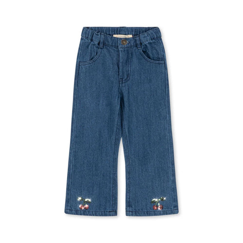 Elba Flare Jeans Cherry