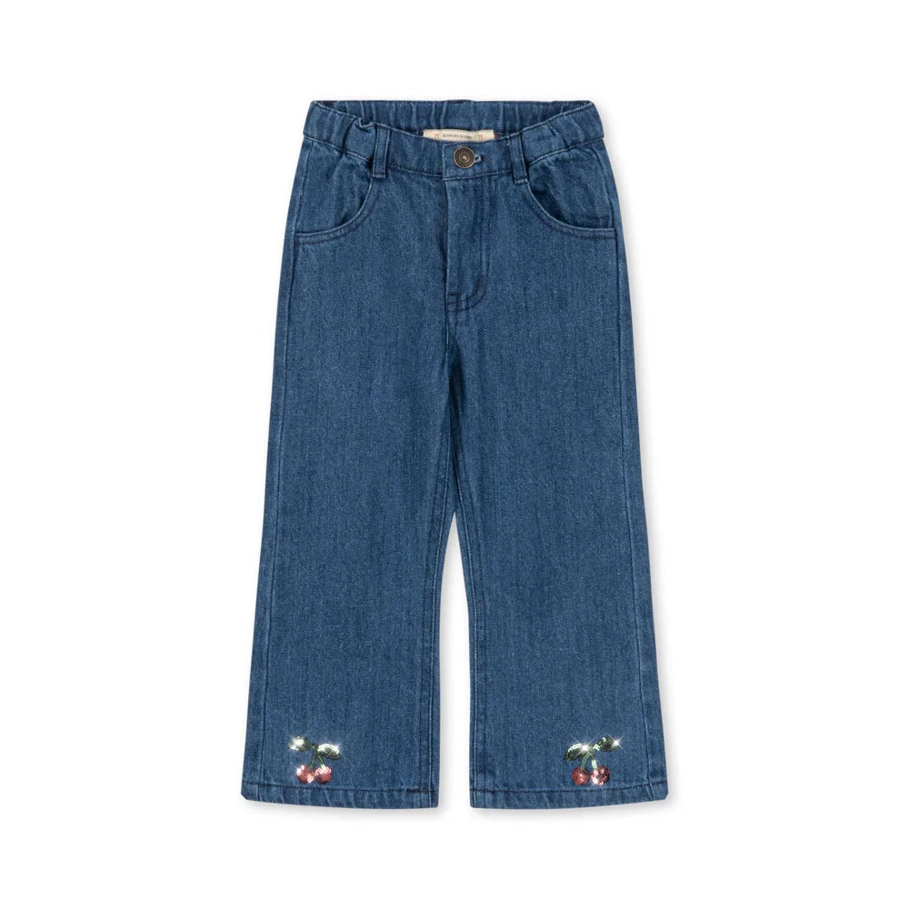 Elba Flare Jeans Cherry