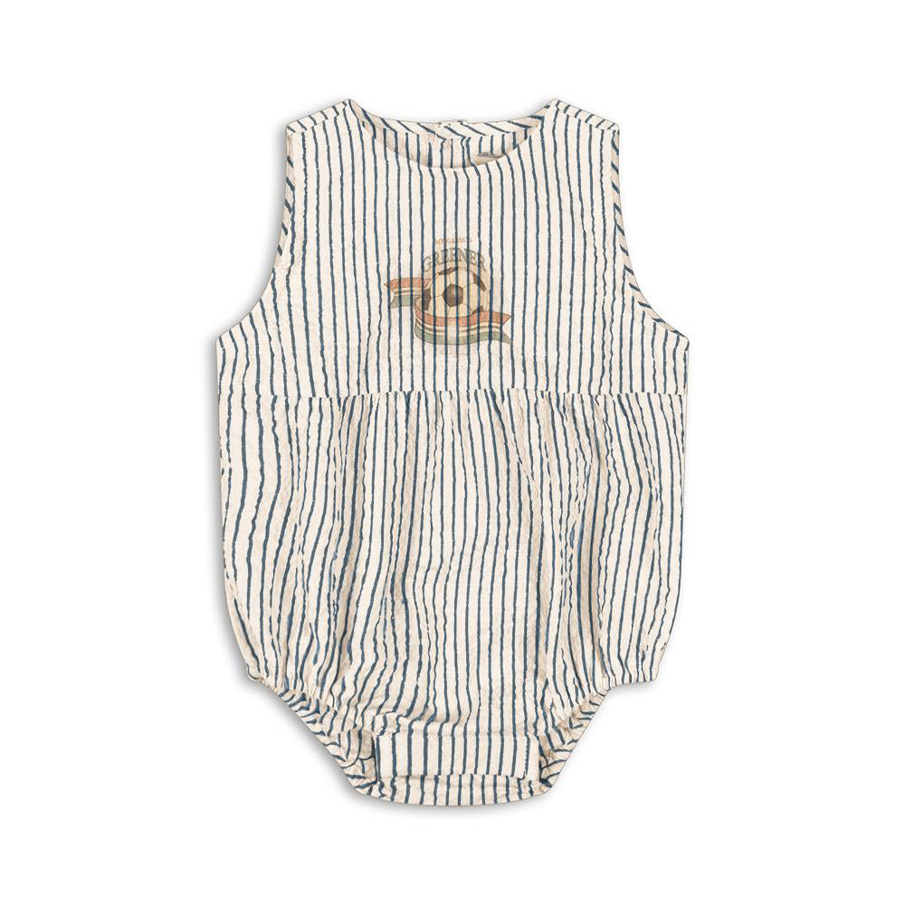 Elliot Romper Stripe Blue