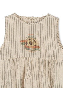 Elliot Romper Stripe Blue