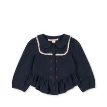 Laden Sie das Bild in den Galerie-Viewer, Emmy Bluse Dark Navy
