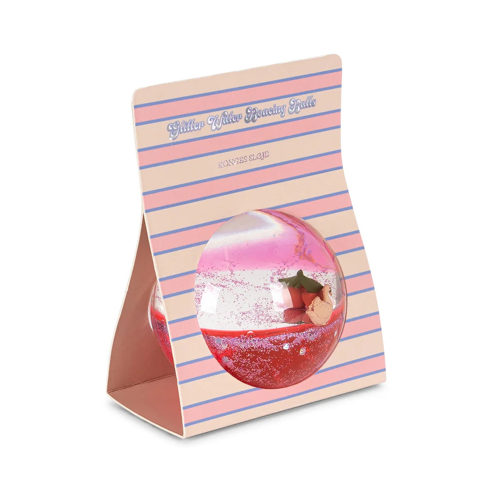 Glitter Wasser Ball Cherry