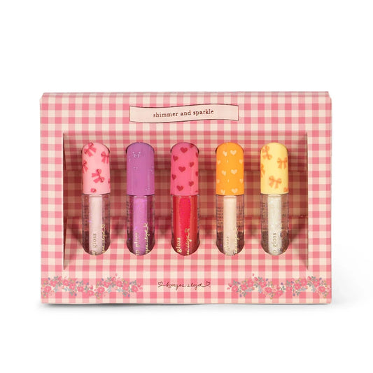 Glitzer Lipgloss Set
