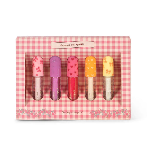 Glitzer Lipgloss Set