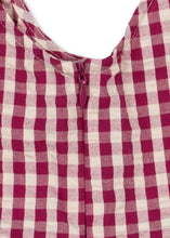 Laden Sie das Bild in den Galerie-Viewer, Isotta Trägerkleid Raspberry Check