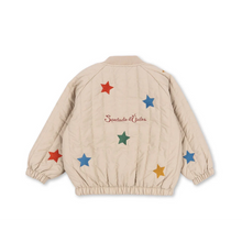 Laden Sie das Bild in den Galerie-Viewer, Juno Bomberjacke Oxford Tan Stars