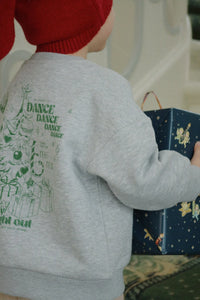 Lou Sweatshirt Dance Dino grey melange
