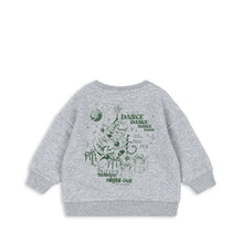 Laden Sie das Bild in den Galerie-Viewer, Lou Sweatshirt Dance Dino grey melange