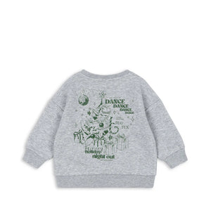 Lou Sweatshirt Dance Dino grey melange