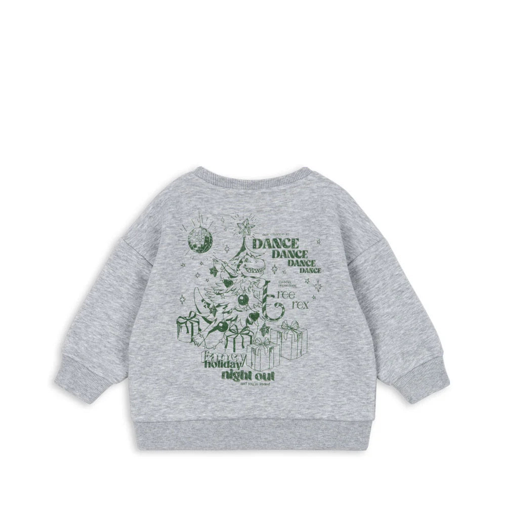 Lou Sweatshirt Dance Dino grey melange