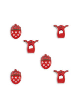 Laden Sie das Bild in den Galerie-Viewer, Mini Erdbeeren Haarclipse