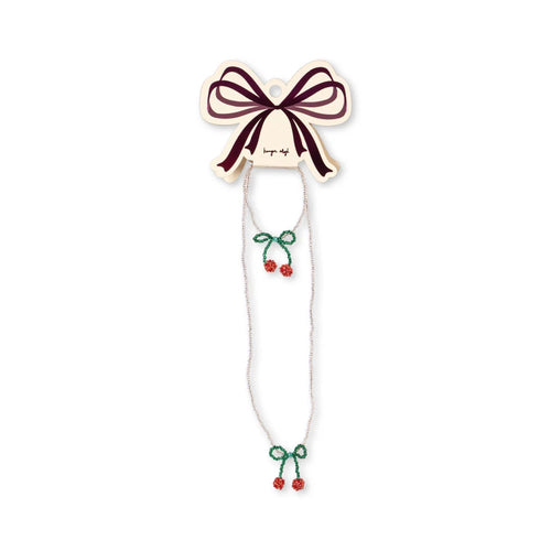 Pearly Halskette & Armband Cherry