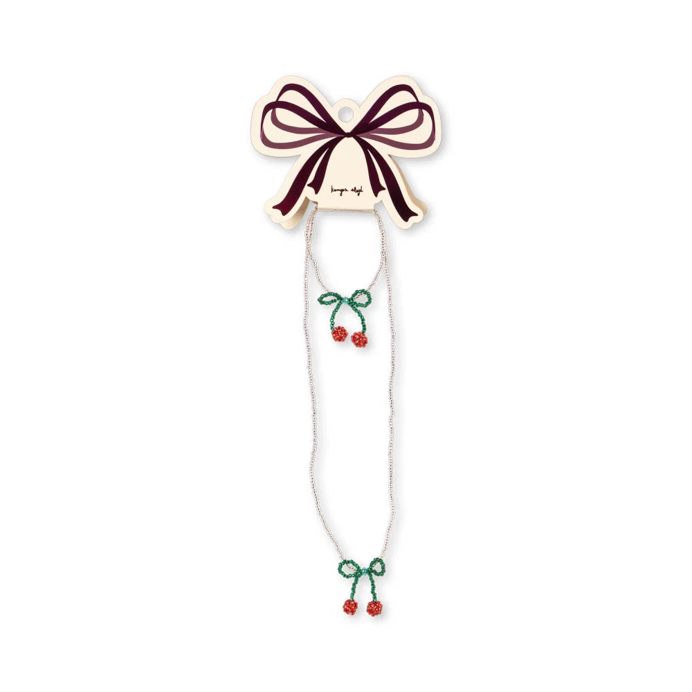 Pearly Halskette & Armband Cherry