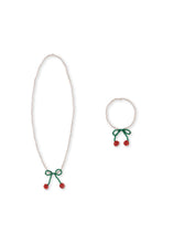 Laden Sie das Bild in den Galerie-Viewer, Pearly Halskette &amp; Armband Cherry