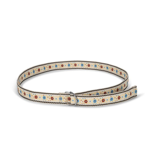 Blümchen Gürtel beige