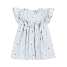 Laden Sie das Bild in den Galerie-Viewer, Coco Sommerkleid Cherry Blue Coeur