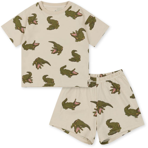 Lin Set T-Shirt & Shorts Crocodile