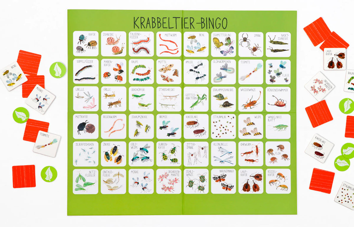 Krabbeltier Bingo