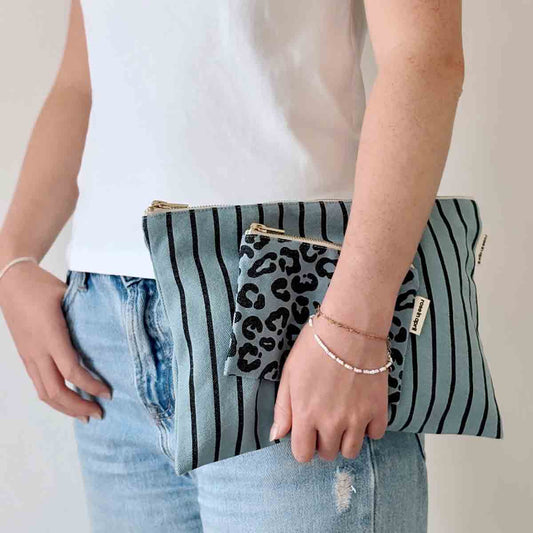 Mini Pouch Marie "Leo Blue Sky"