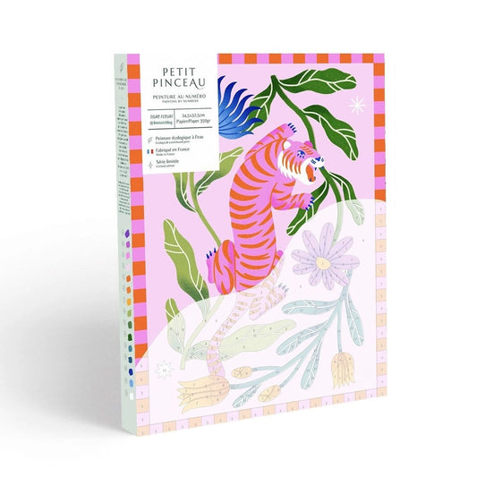 Malen nach Zahlen "Pinker Tiger"