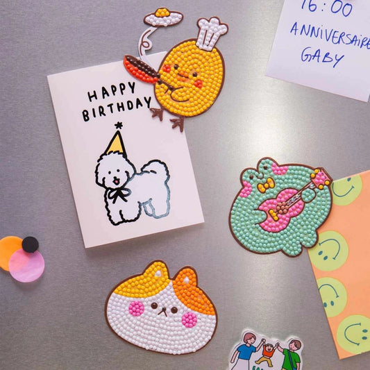 Diamond Painting Set Kids "Magnete Party Pack"
