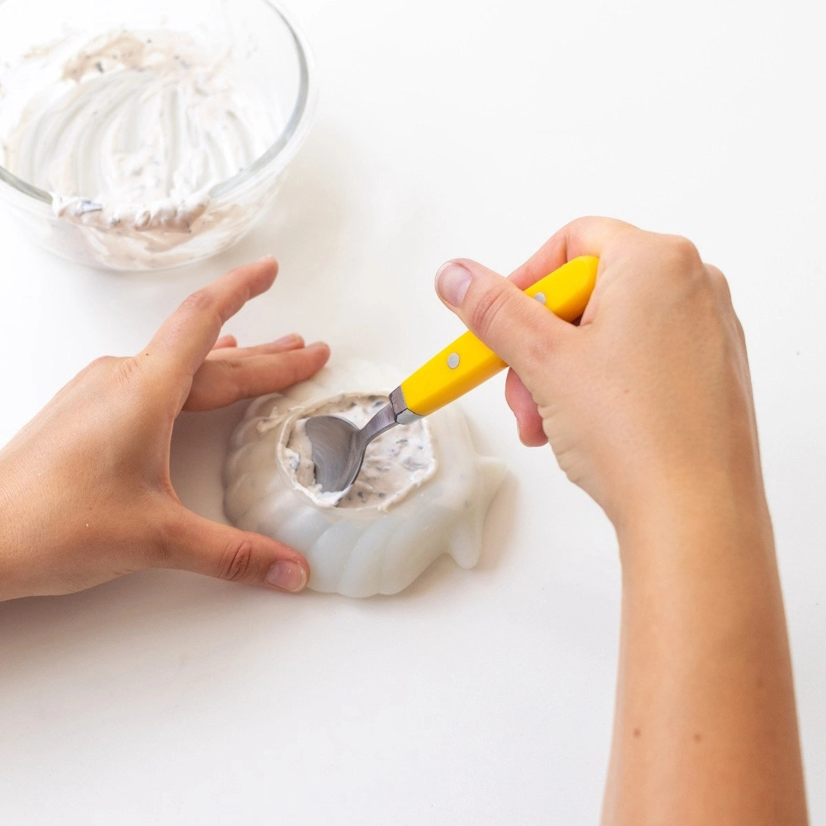 DIY Set Muschelschale aus Jesmonite