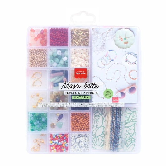Maxi Perlenset Matcha