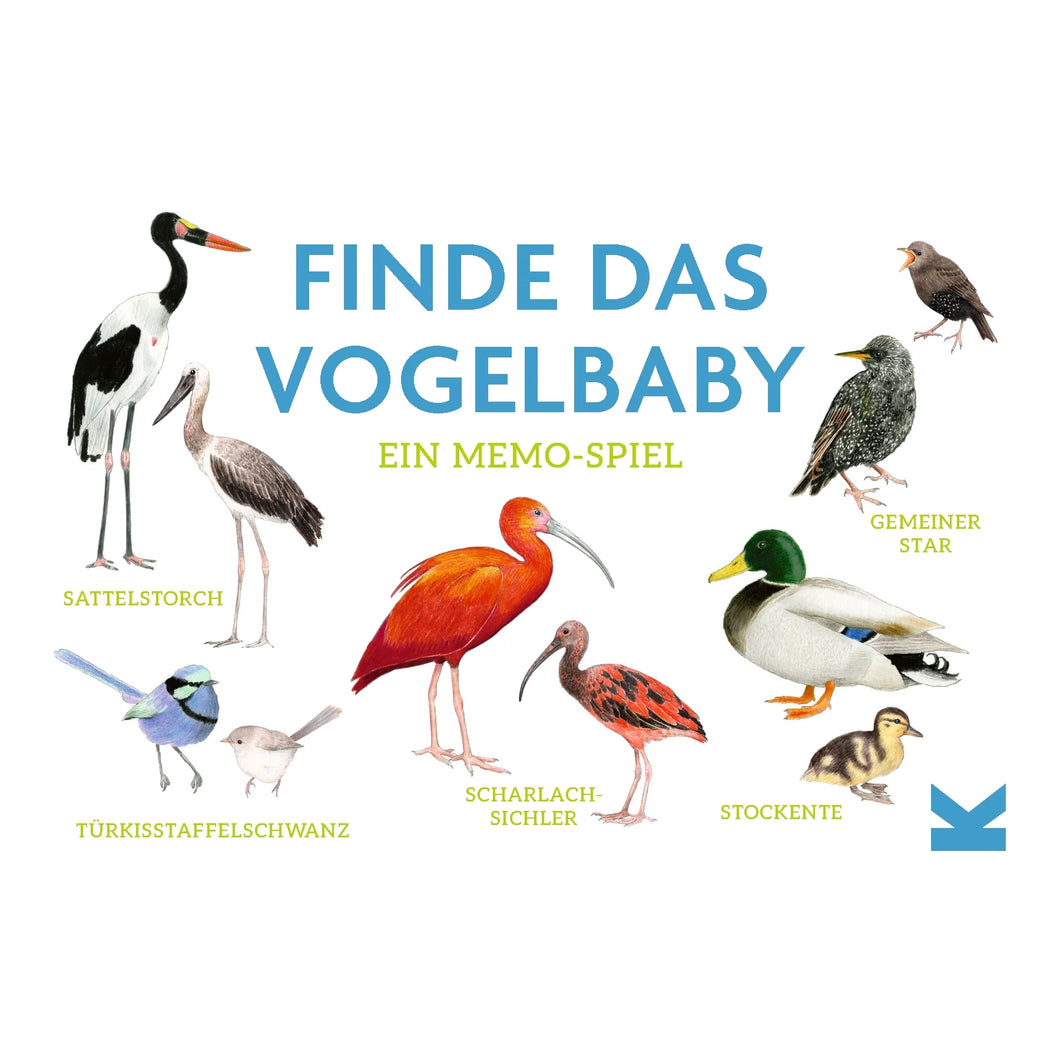 Finde das Vogelbaby Memo