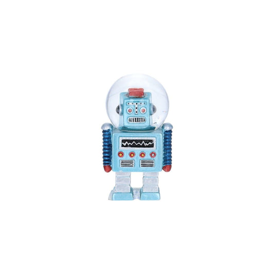 Mini Schneekugel Roboter
