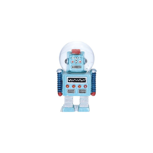 Mini Schneekugel Roboter